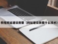 白城教程网站建设需要（网站建设需要什么技术）